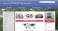 Desktop Screenshot of gis.mahoningcountyoh.gov