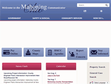 Tablet Screenshot of mahoningcountyoh.gov